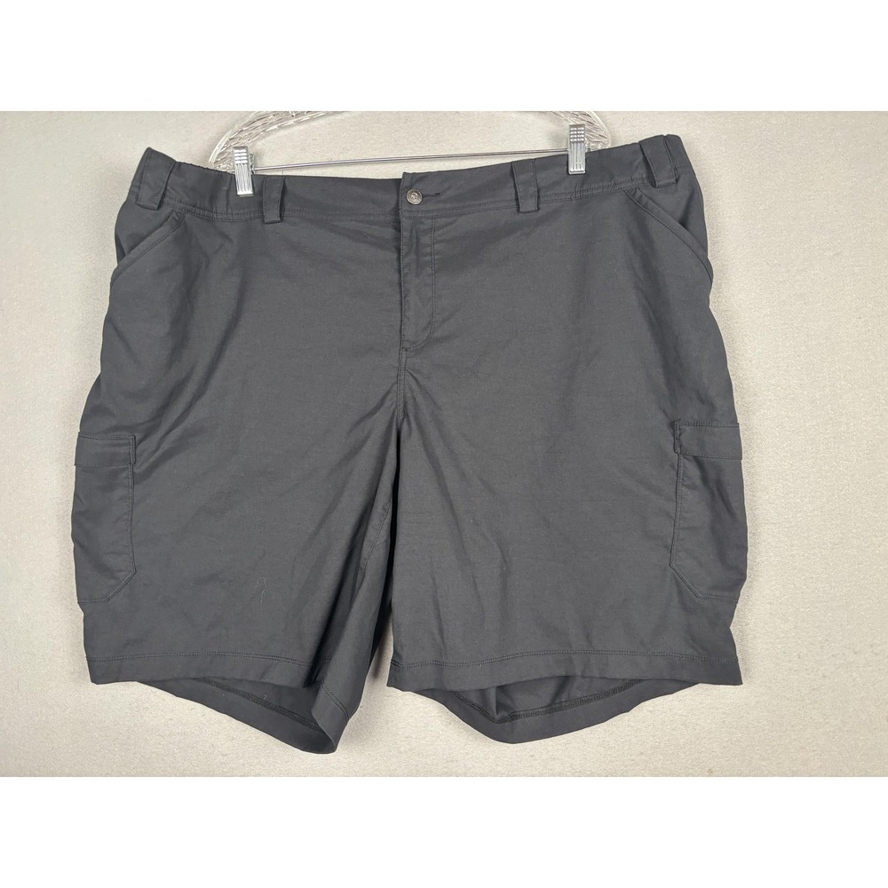 Duluth Trading Co Shorts Mens 2XLT Black Cargo Nylon Big & Tall 10 Inseam